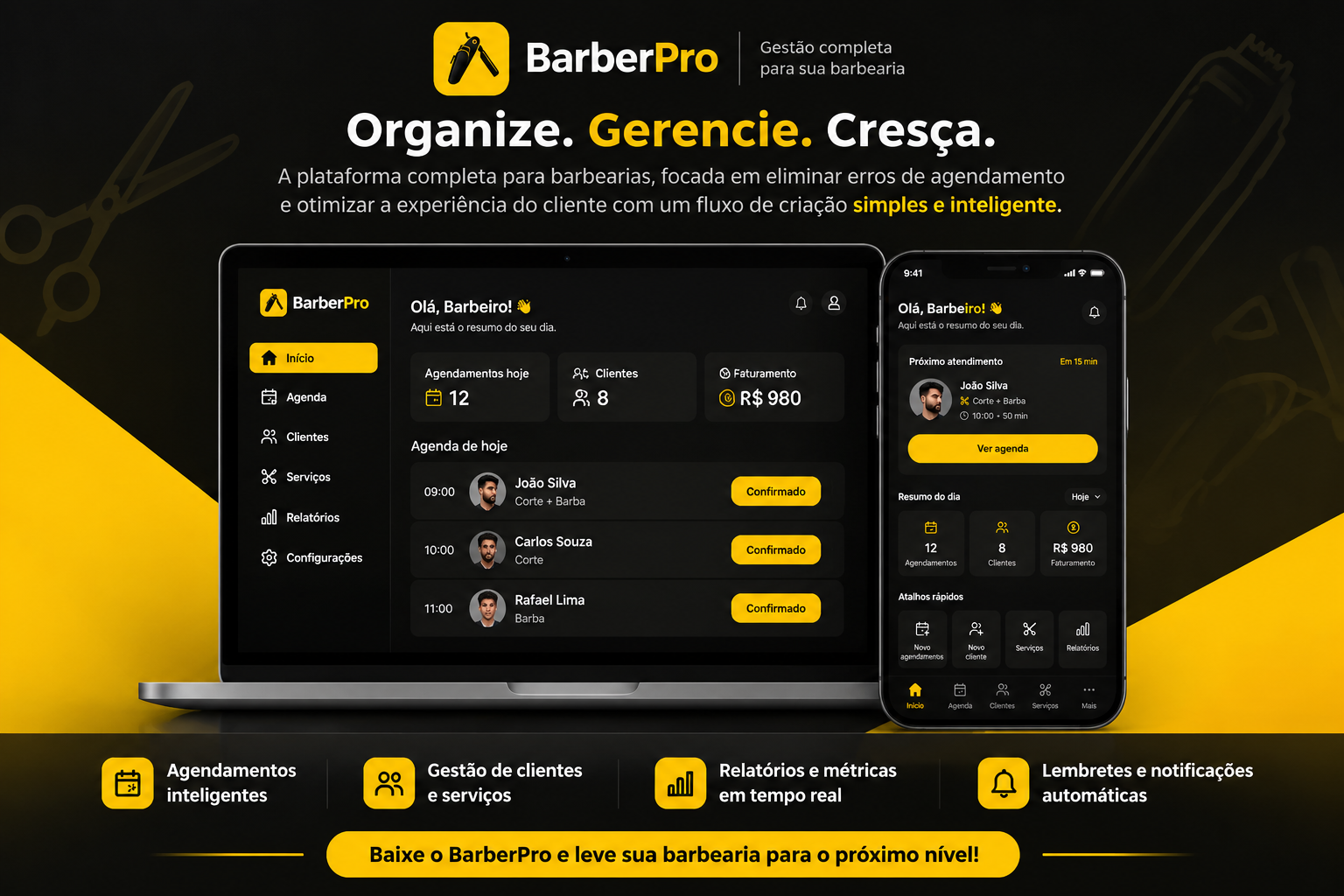Sistema BarberPro — Gestão completa para sua barbearia