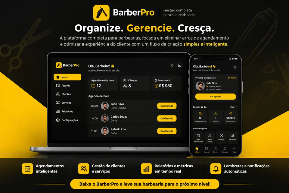 Sistema BarberPro — Gestão completa para sua barbearia